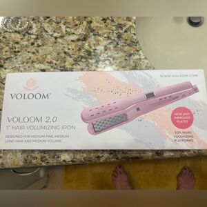 VOLOOM 2.0 Pink Hair Volumizing Iron